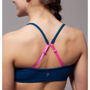 Blue and Pink Ivivva Sports Bra